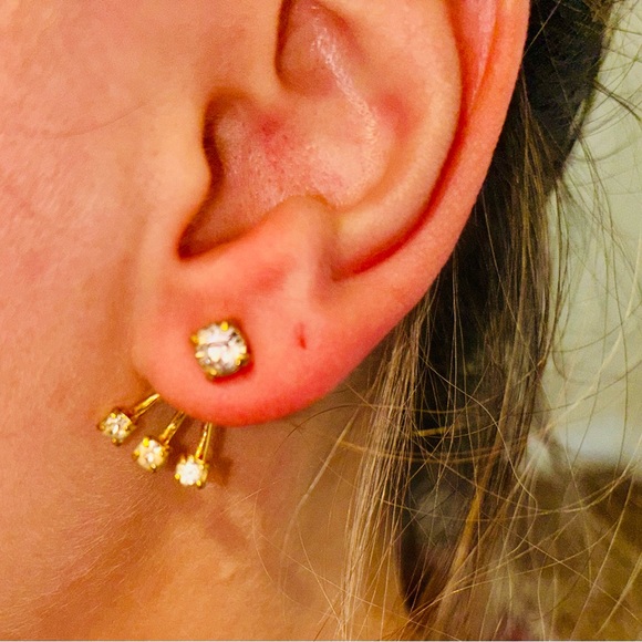 Ear Jacket Earrings - Picture 3 of 4